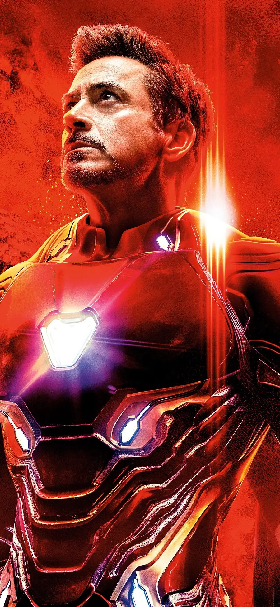 Download Cool Iron Man Wallpaper with Red Background