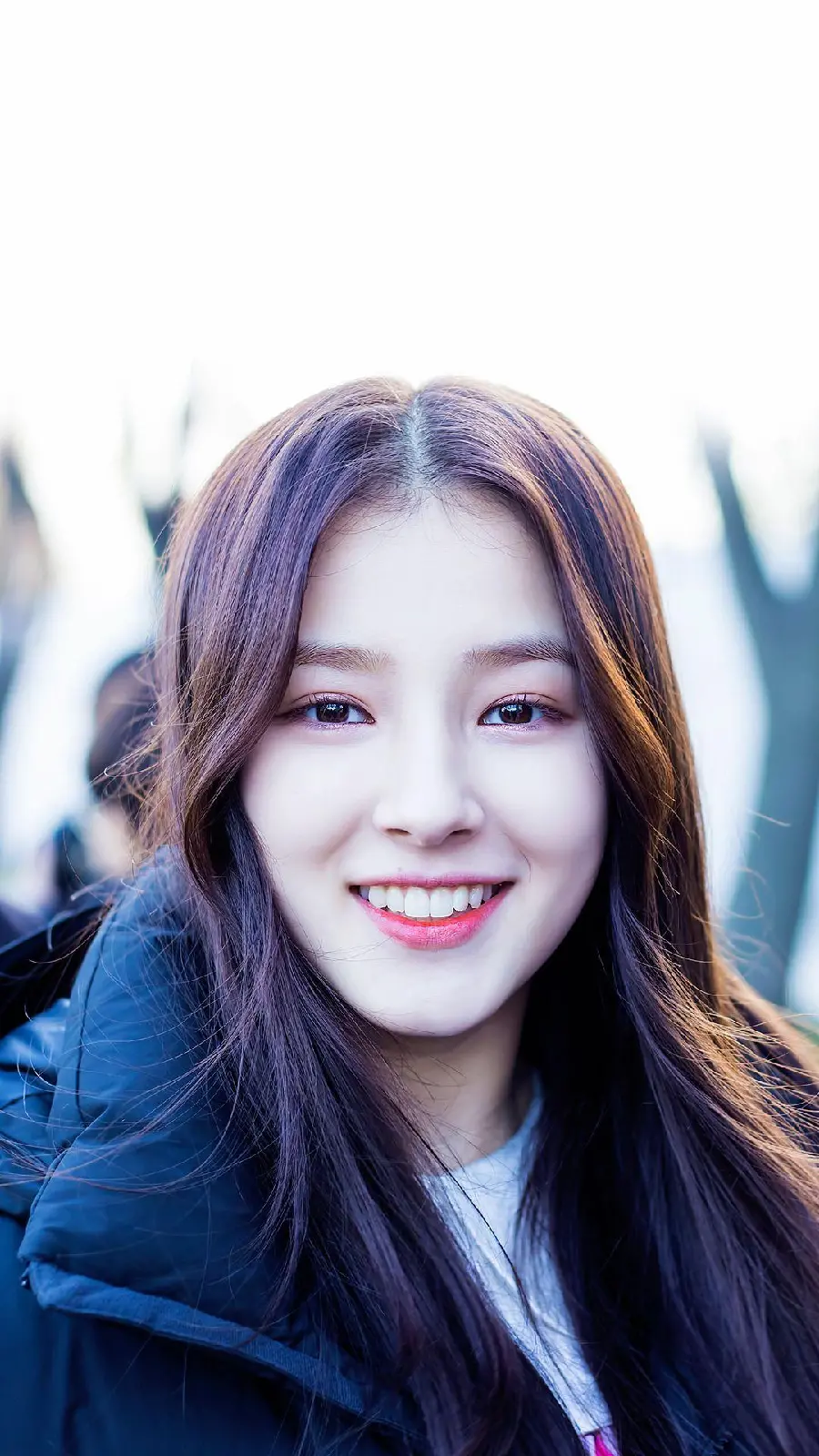 A close-up of Nancy, a singer from the Korean group Momoland