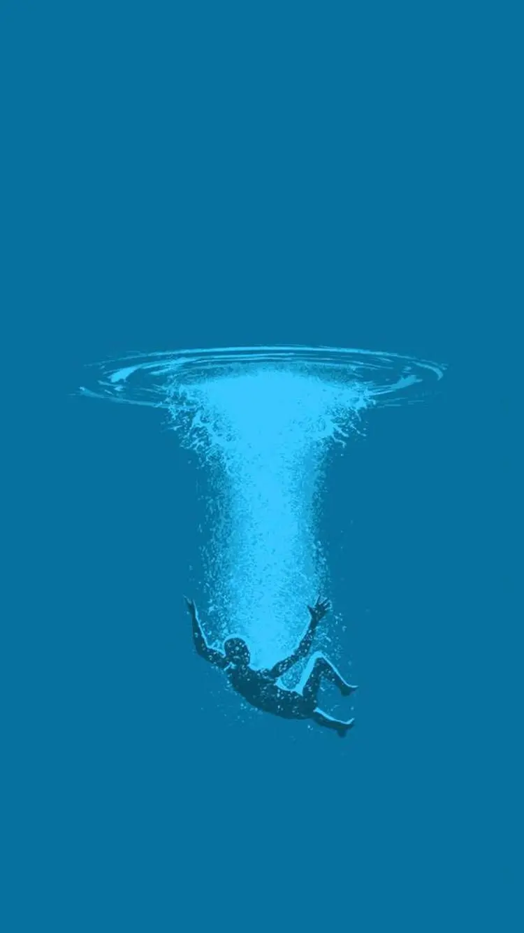 Relaxing Underwater Diving Background for iPhone and Android Phone