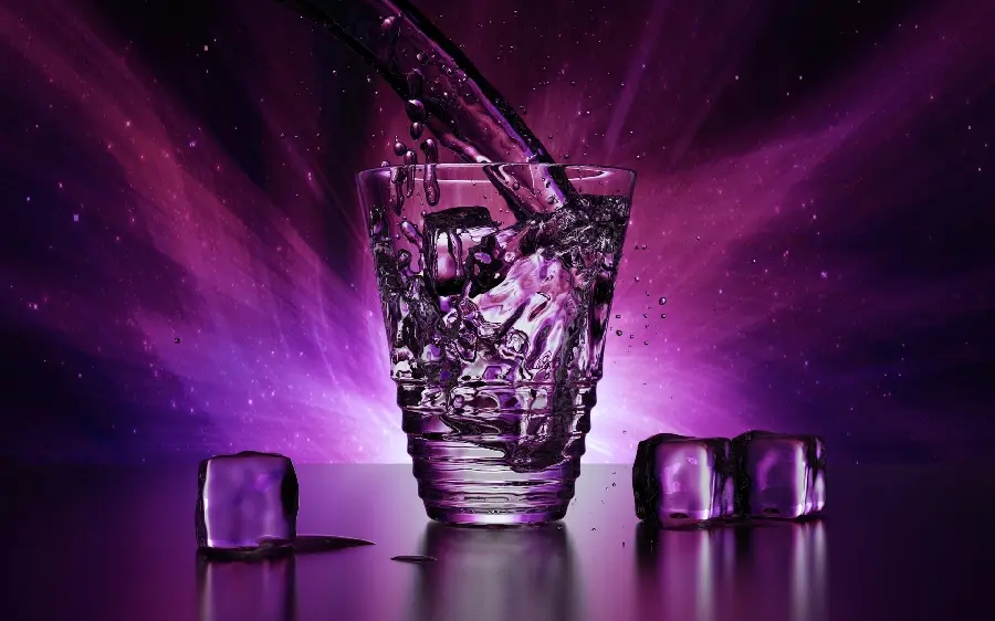 High quality art wallpaper with drink effect for advertising and Pinterest