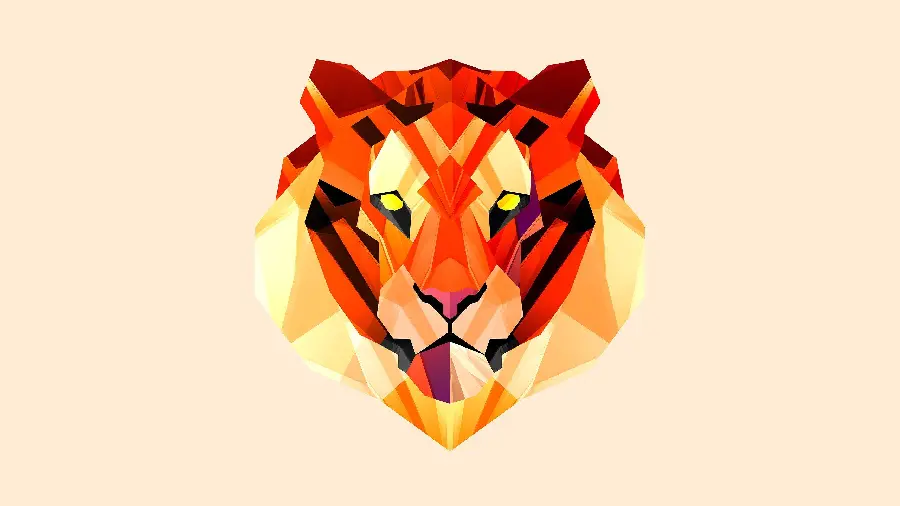 Download Artistic Abstract Tiger Image for Painting Inspiration