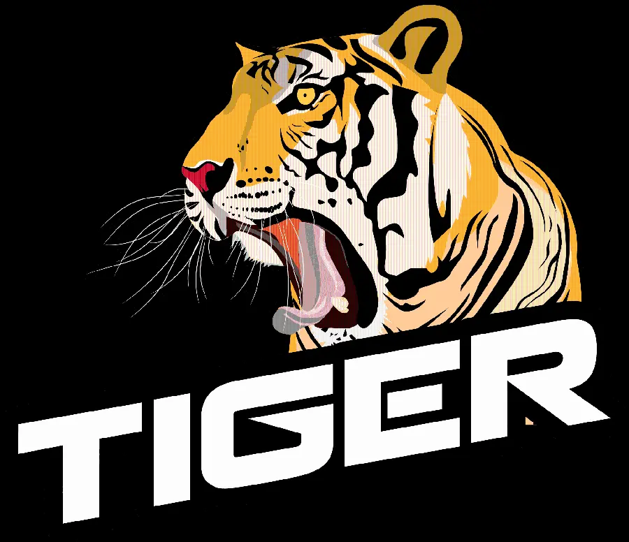 Highest quality and free Tiger PNG text image
