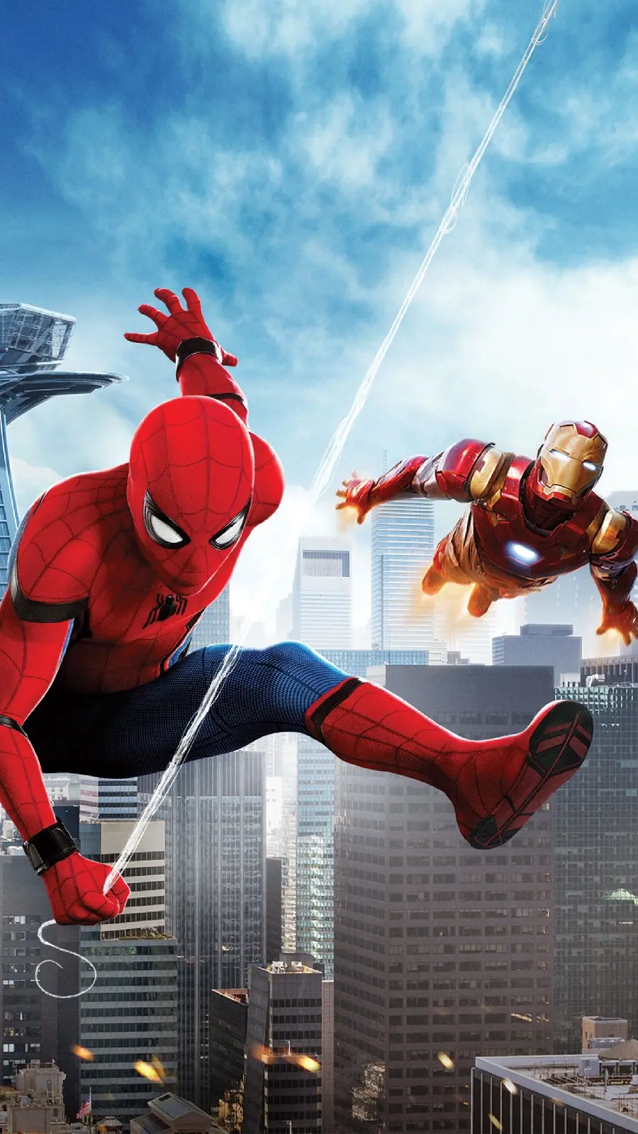 Download wallpaper for the phone screen of Spider Man 