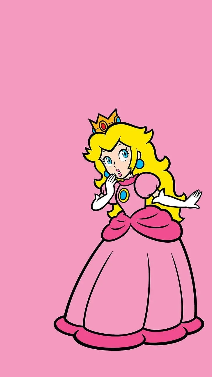 Cute and cartoon pink princess wallpaper for Android mobile 