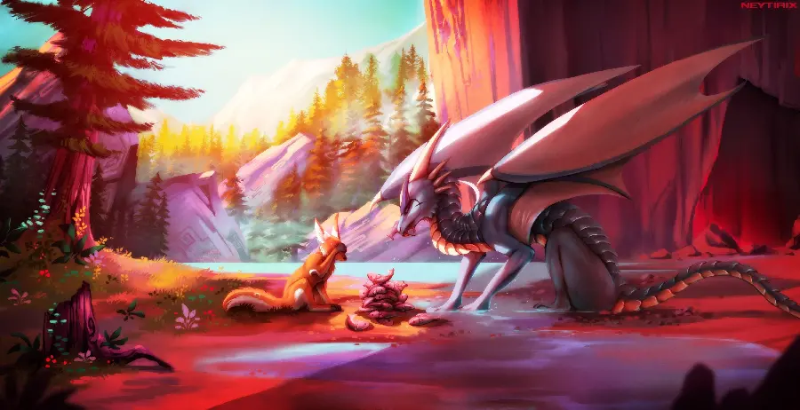 Fantasy Stock Image for Laptop Digital Painting