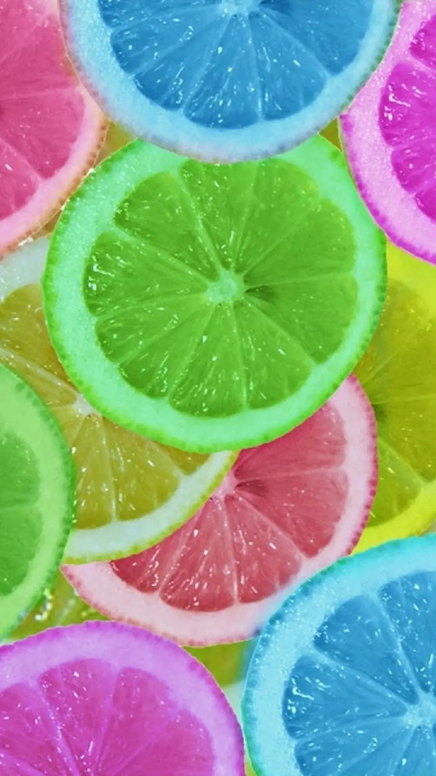 Fantasy Background Photo of Colorful Lemons with Edit