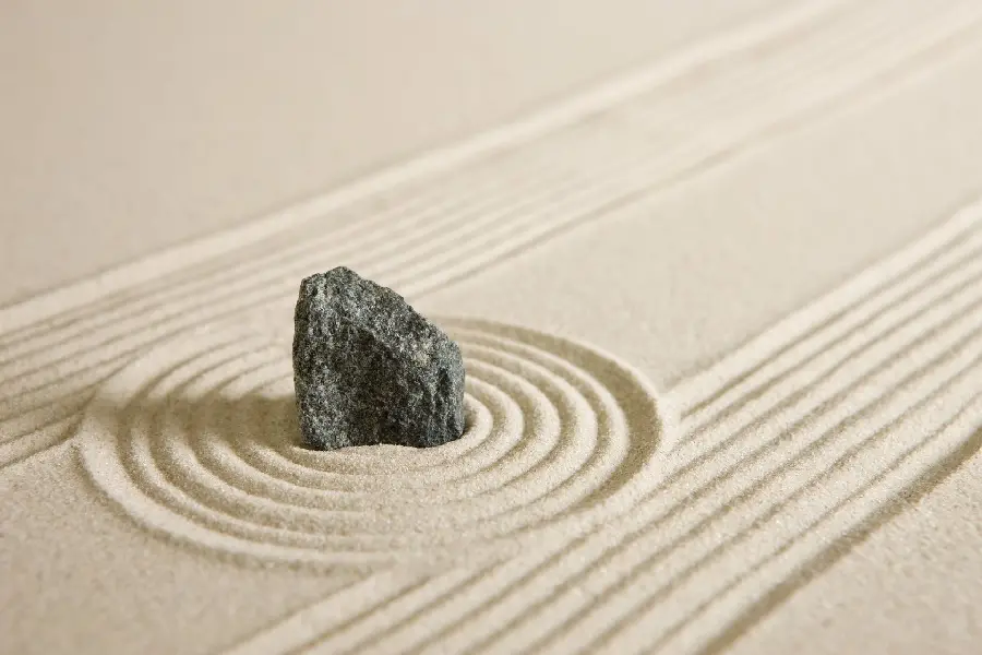 Full HD file of the sights of the Zen garden, a very famous place in Japan