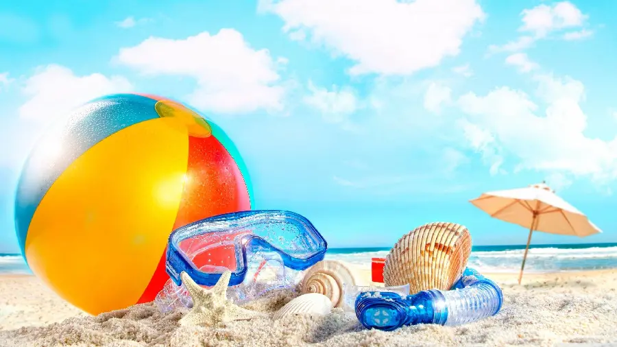 Amazing and charming summer photo of fun in hot weather 