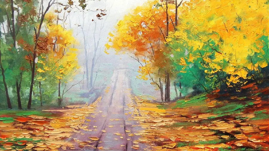 Very beautiful wallpaper of famous works of watercolor technique with excellent execution