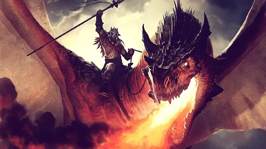 Profile picture of the destruction of the rest of the dragons by the fire of the mouth of the fire dragon