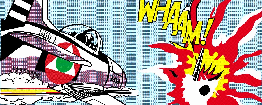 Whaam Image by Roy Lichtenstein American Artist and Pop Art Genre