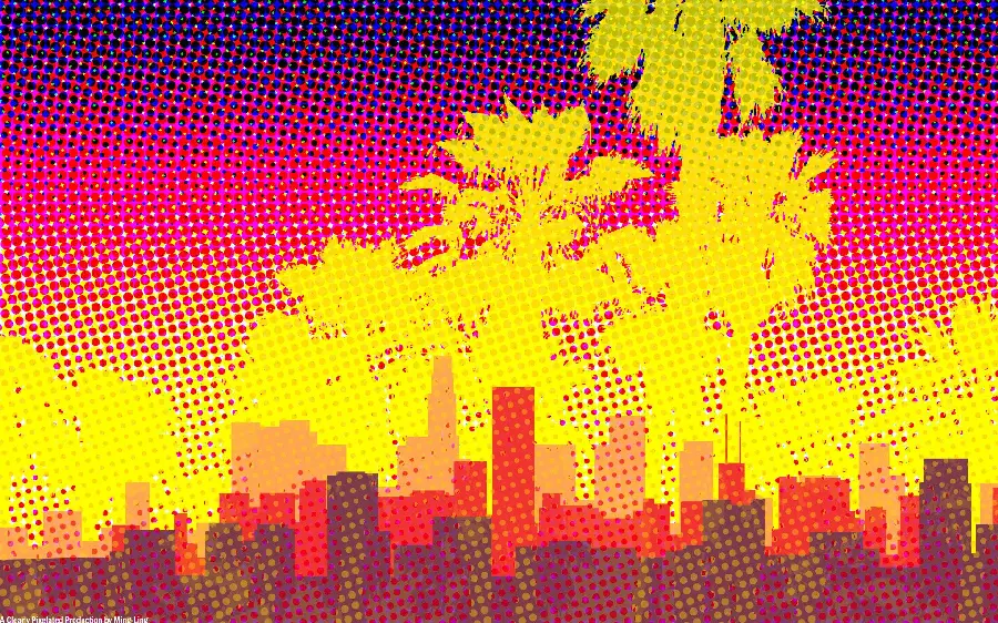 Pop Art Background Tiled Original Nature City Minitokyo