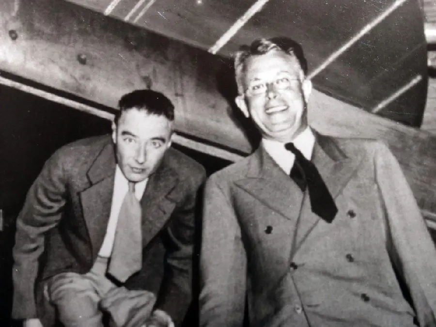 Real photo of the creators of the atomic bomb in high quality
