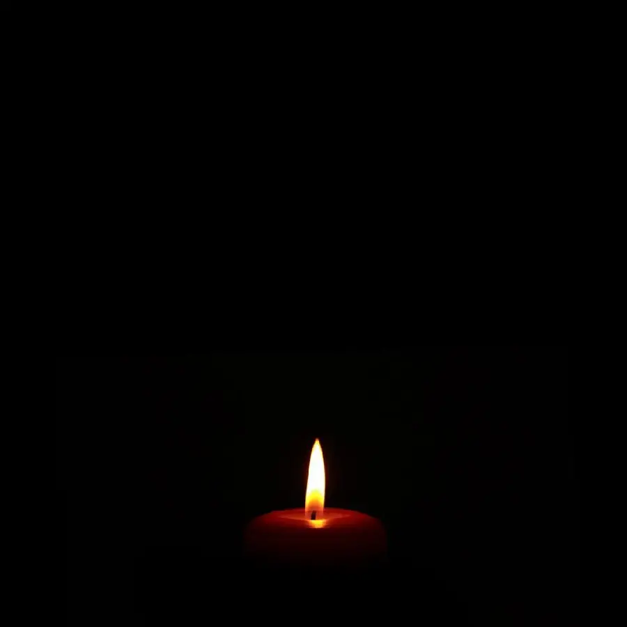 Stock photo of a condolence candle to express sympathy and comfort
