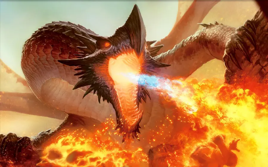 Strange and Angry Dragon Wallpaper for Mobile and Tablet 