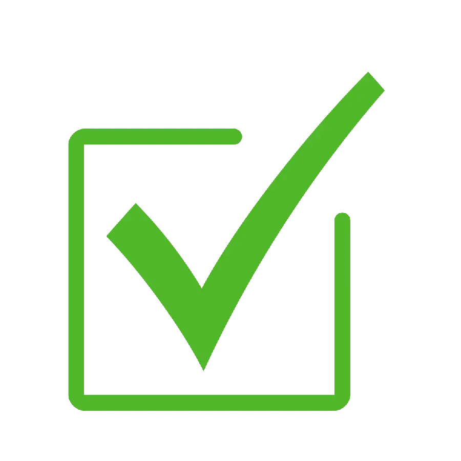 Download free and useful png green tick for the correct option
