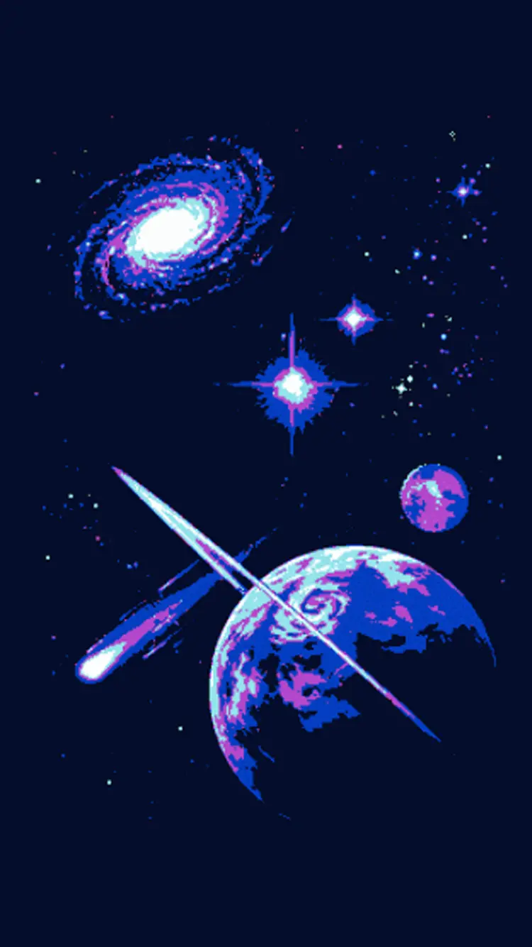 Fantasy wallpaper from space with many stars with excellent quality