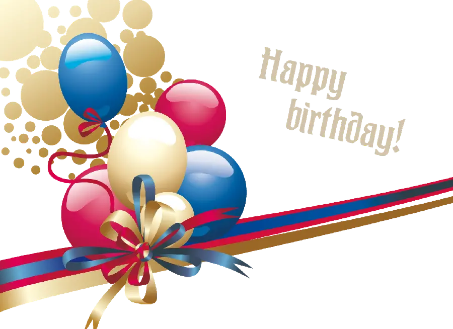 Balloon Photo and Happy Birthday Phrase Cut Out