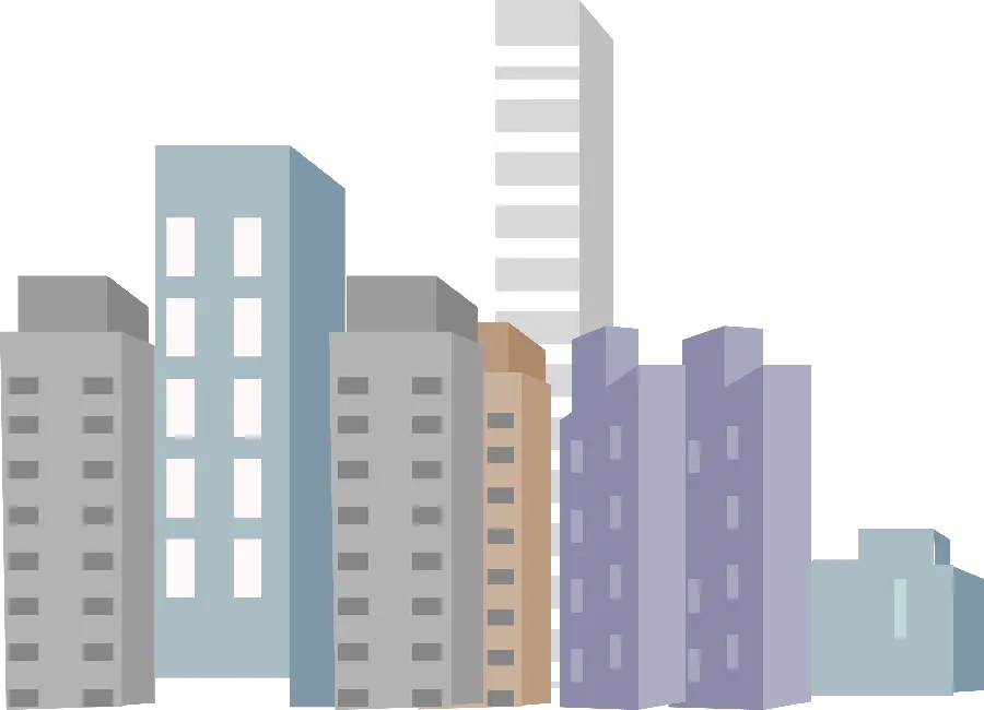 Big City PNG Cutout Image