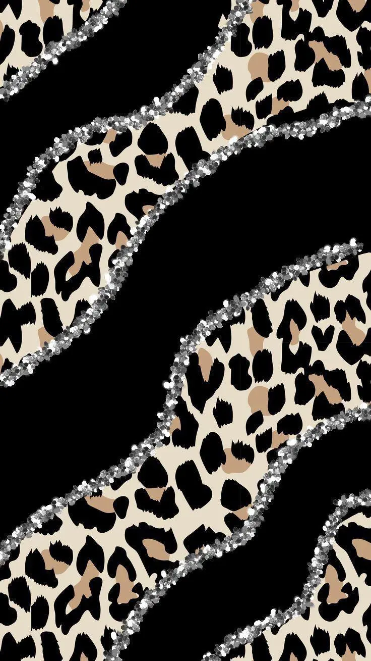 Amazingly beautiful wallpaper of a leopard pattern in high quality