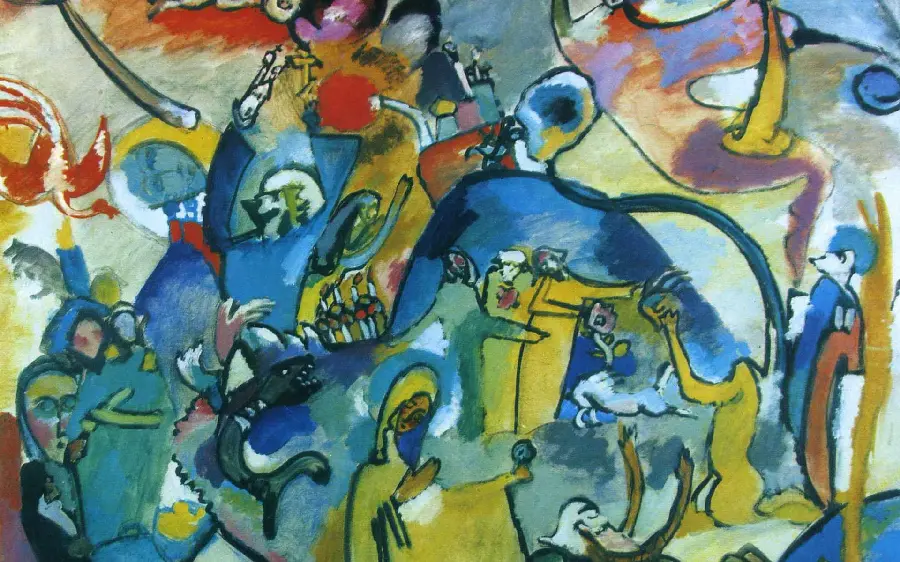 The latest painting drawn by Wassily Kandinsky in high quality 