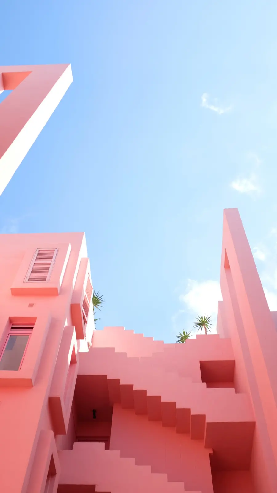 Download photo of pink building Full HD 