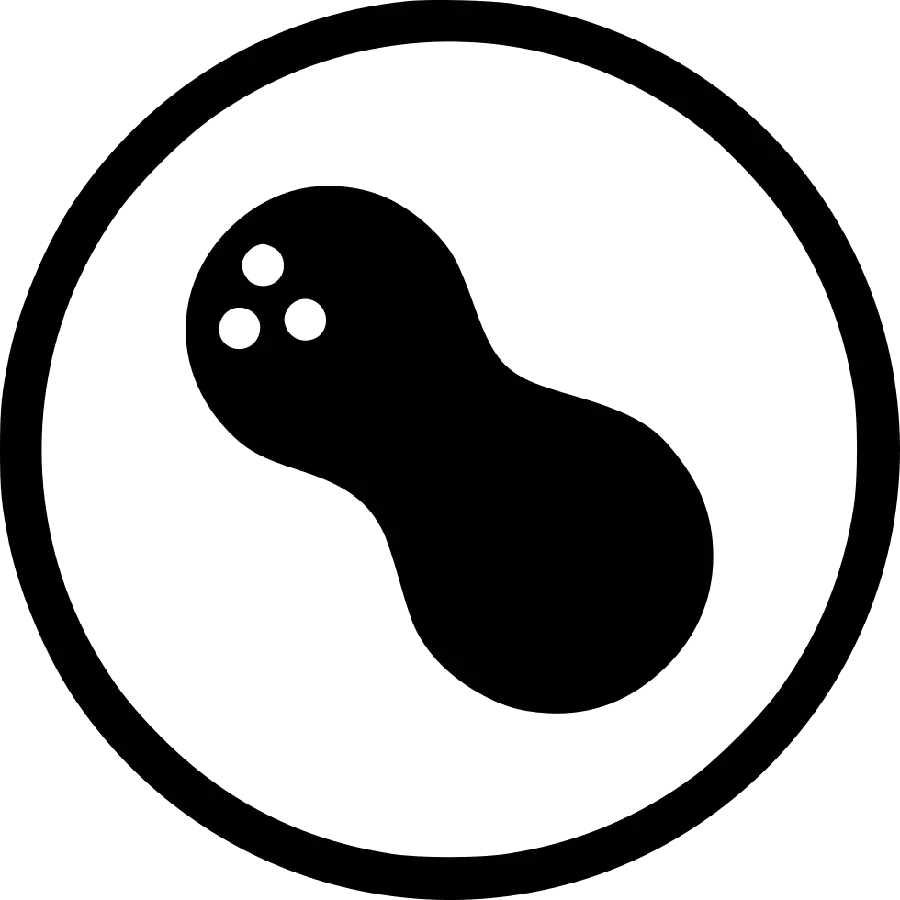 The most beautiful layered logo full hd black peanut