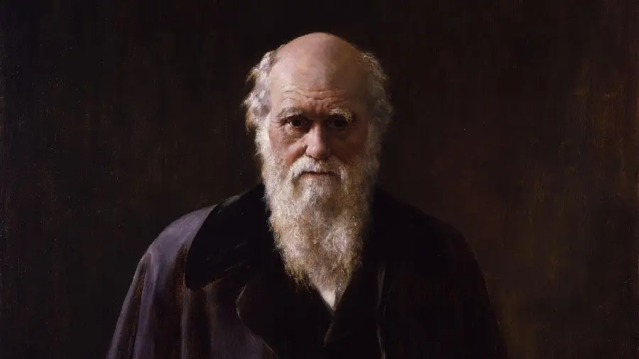 A simple and spectacular image of the great Mr. Charles Darwin 