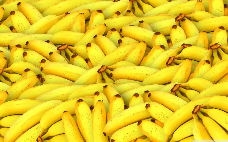 Popular Banana Fruit Background Photo for Use in Cyberspace 4k