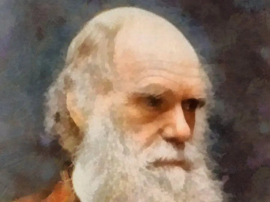 A high-quality stock photo of the great man Charles Darwin