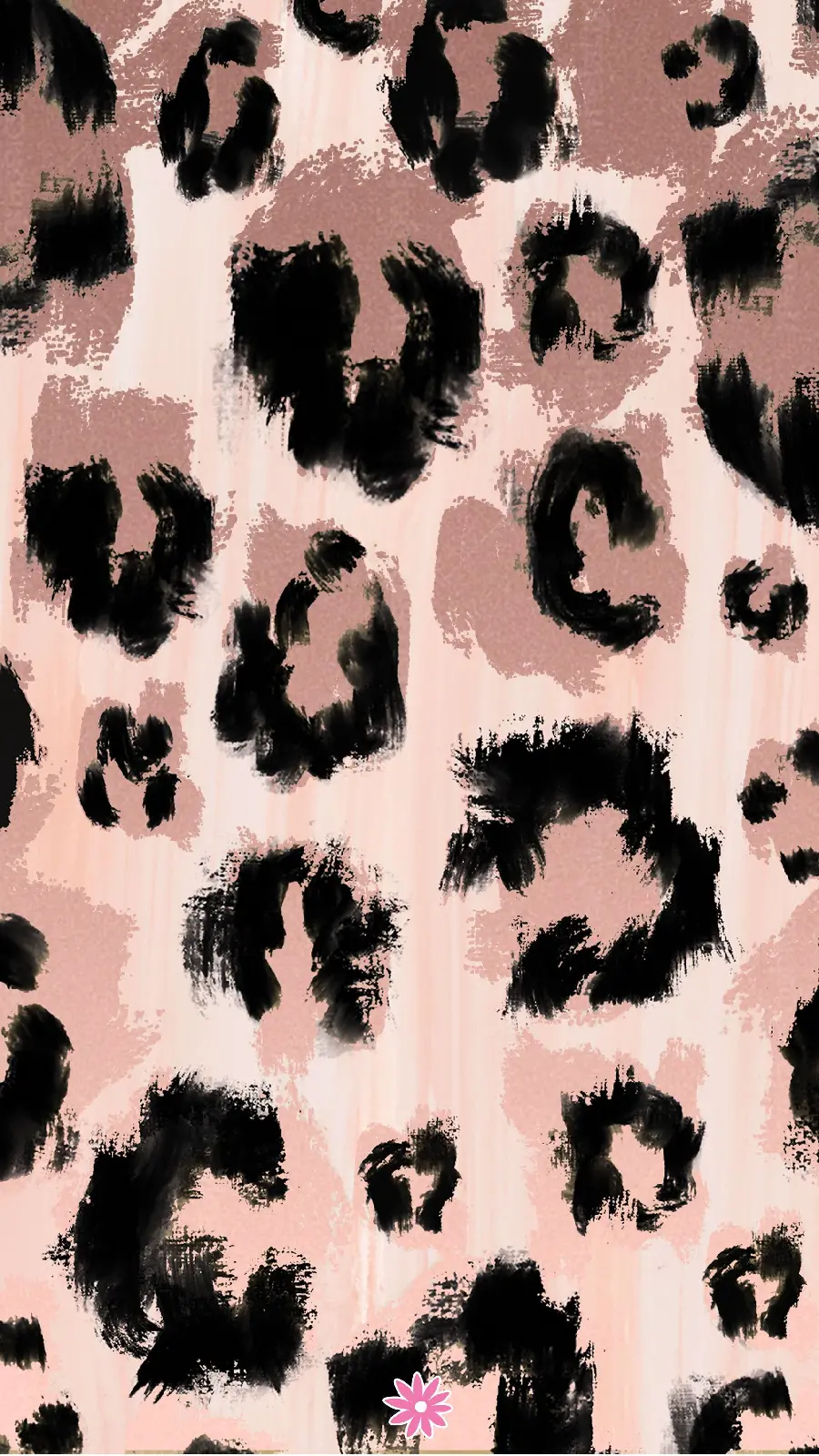 A very beautiful and spectacular photo of a black and pink cheetah