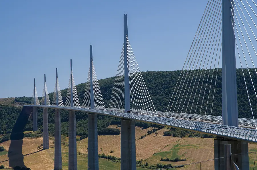 Amazing background of the bridge of Milo in very good quality