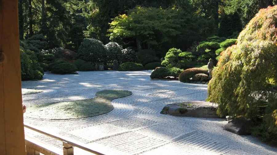 Very beautiful image of Japanese nature Zen garden in good quality 
