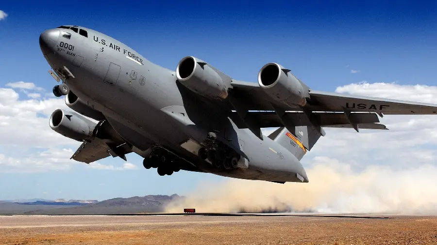 Amazingly beautiful wallpaper of a large air rocket in flight for computer background