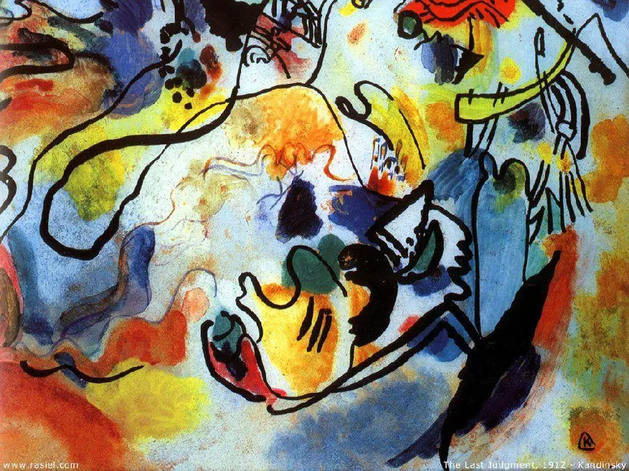 The most visible abstract artwork of Wassily Kandinsky, a Russian 