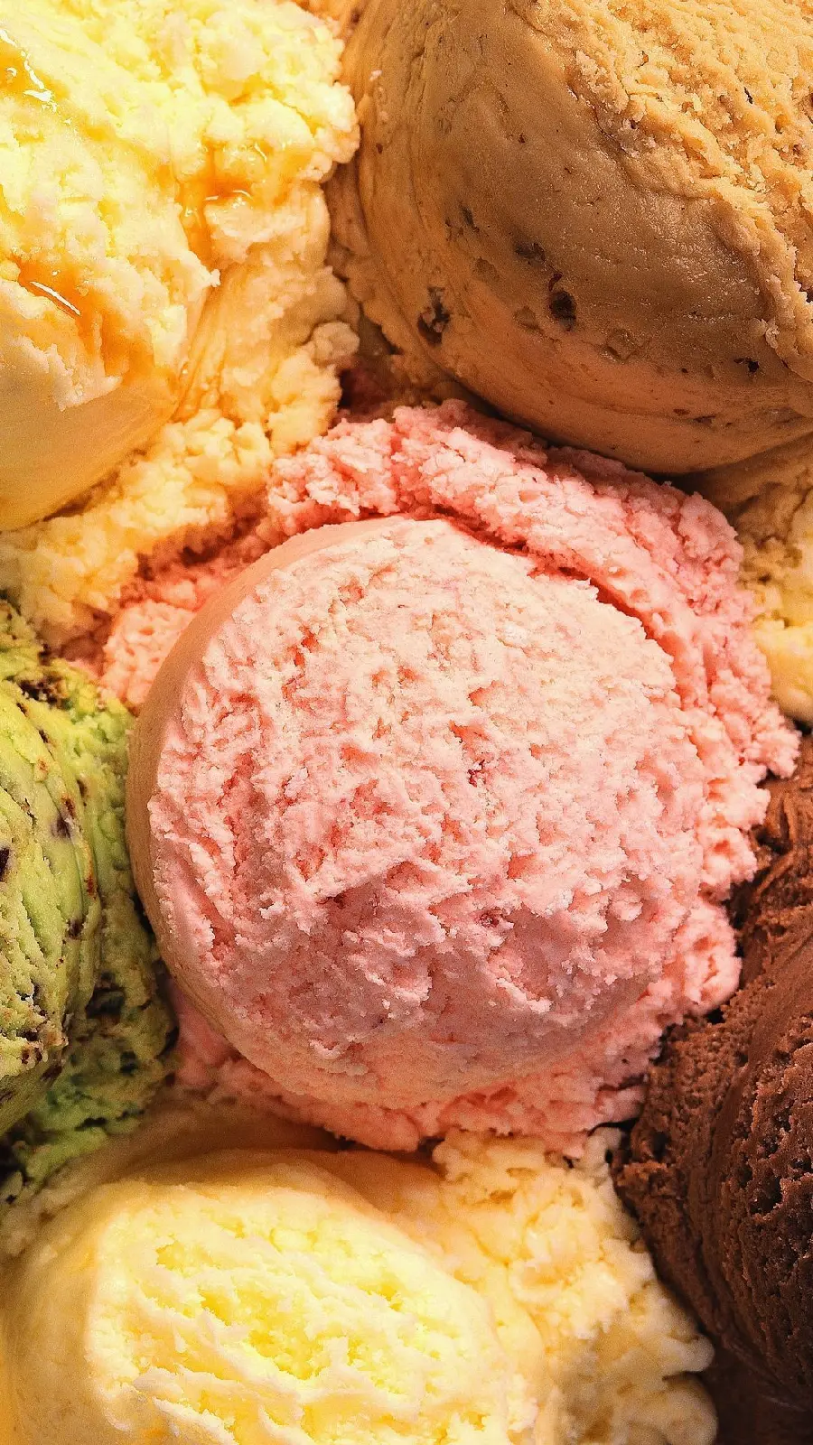 Magical Full HD photo of soft texture of scoop ice cream with cheerful colors