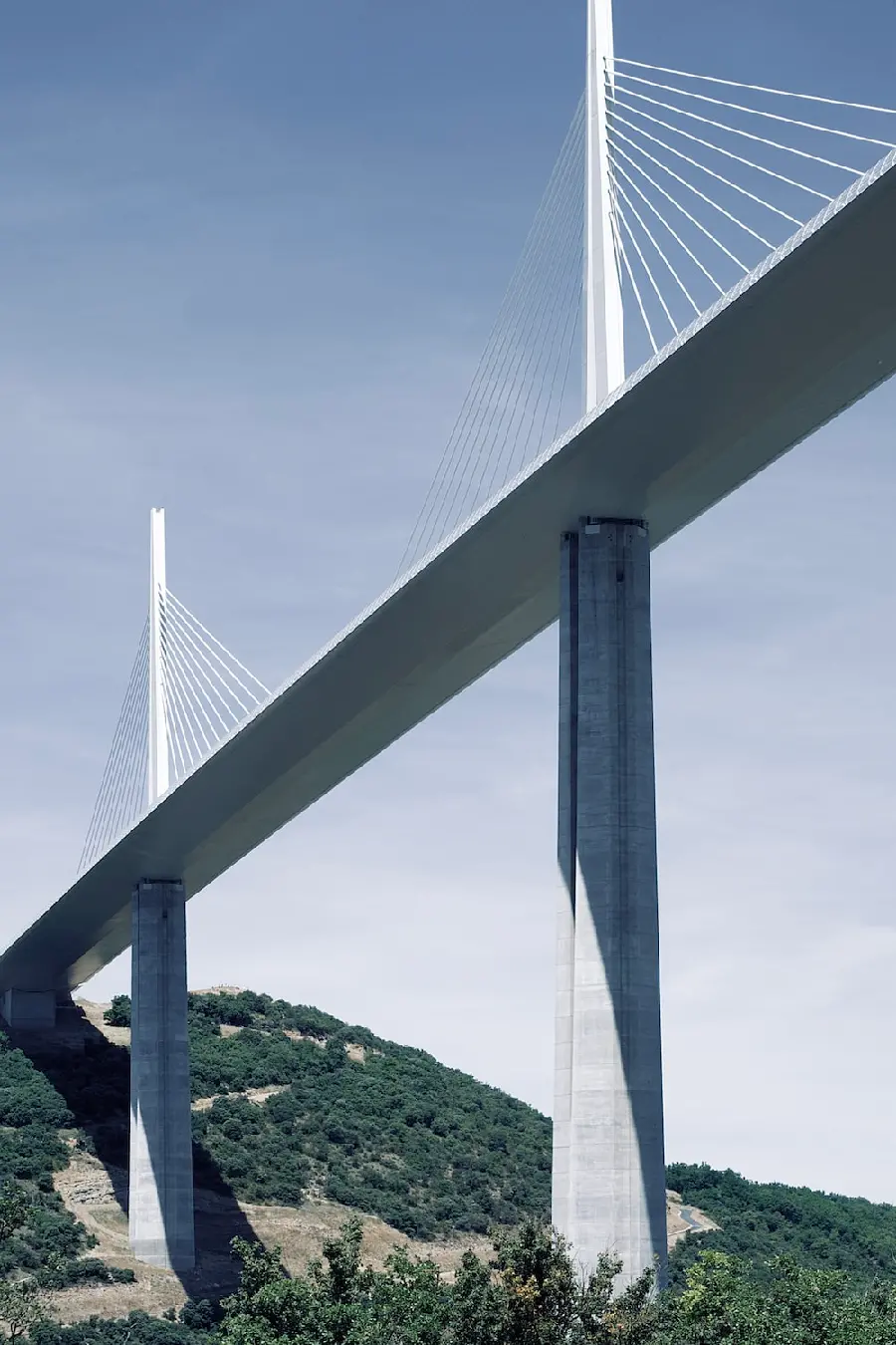 A very interesting background of the Millau Bridge in France with very good quality 