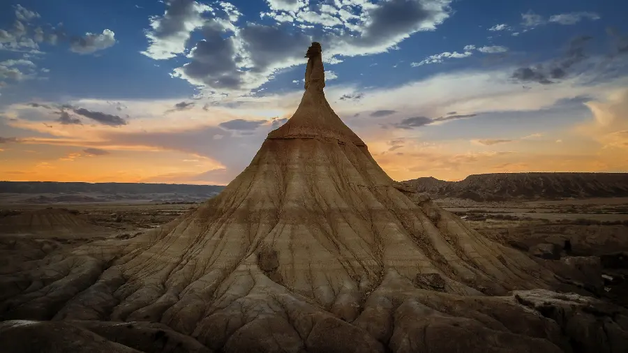  Fantastic and amazing background of a very high mountain 