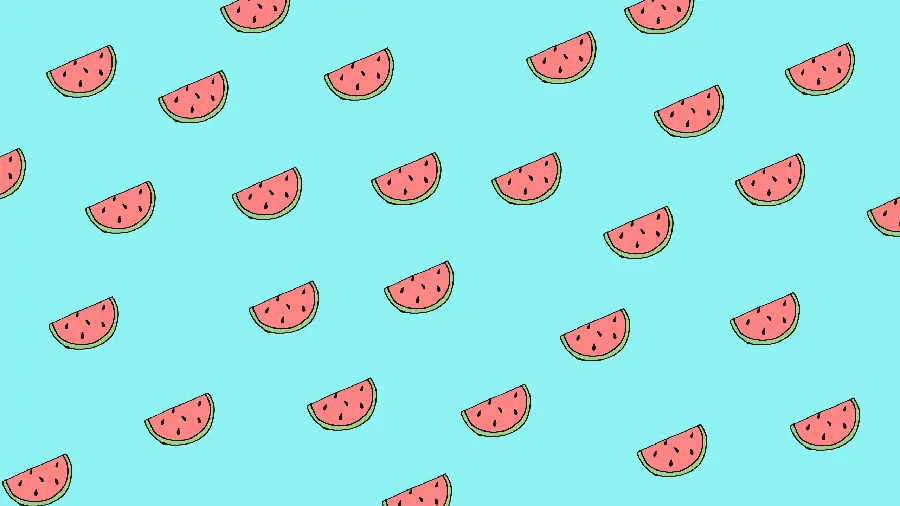Unique and beautiful photo of computer watermelons 