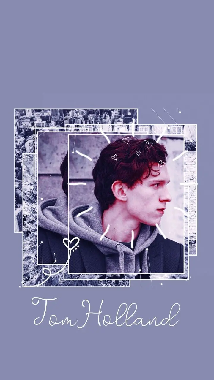 The best edited picture of Tom Holland, the English actor, playing Spider-Man, for Samsung wallpapers