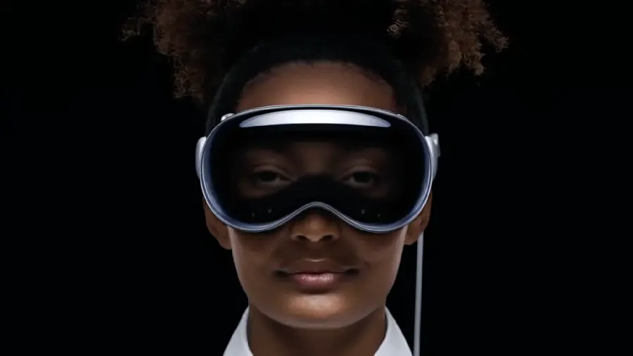 Apple's mixed reality headset image is a smart and innovative product with an astronomical price