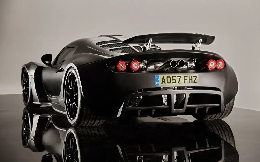 Car wallpaper Lotus stylish in matte black for computer