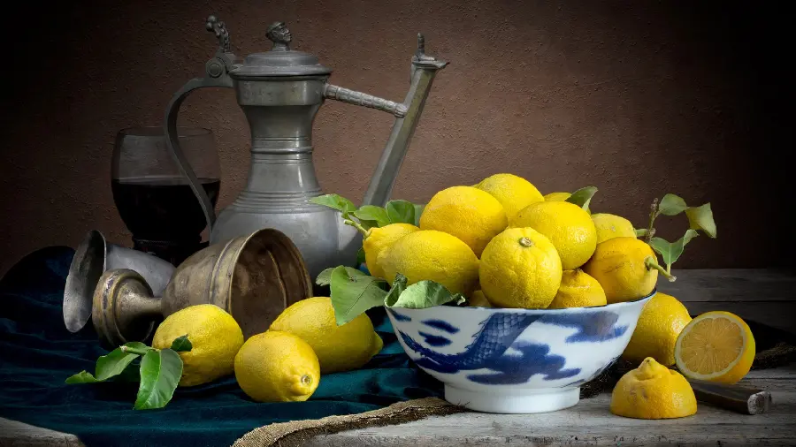 Beautiful and spectacular wallpaper of beautiful lemons with excellent quality 