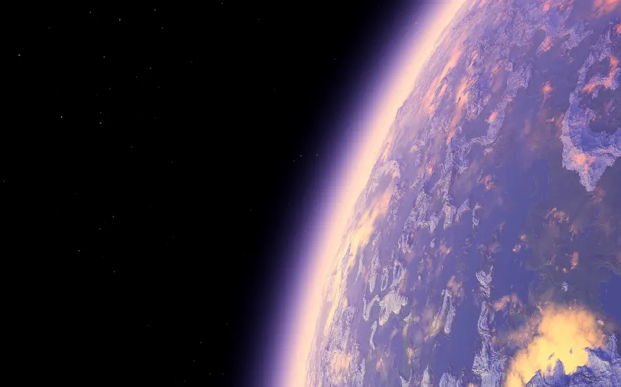 Amazing and beautiful picture of the Earth in high quality