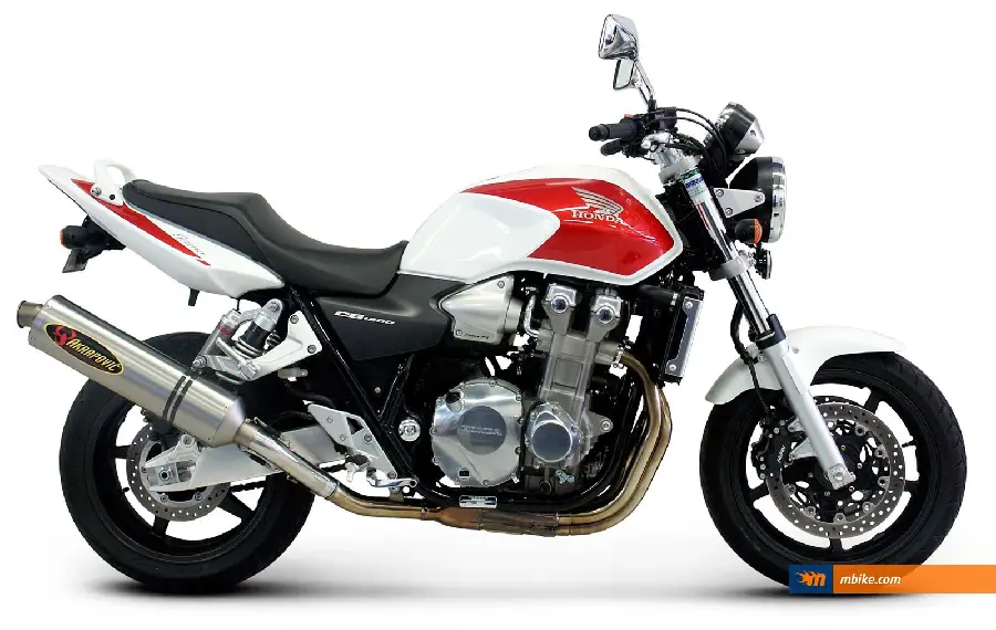 The latest Honda CB1300 motorcycle photo with a simple white background