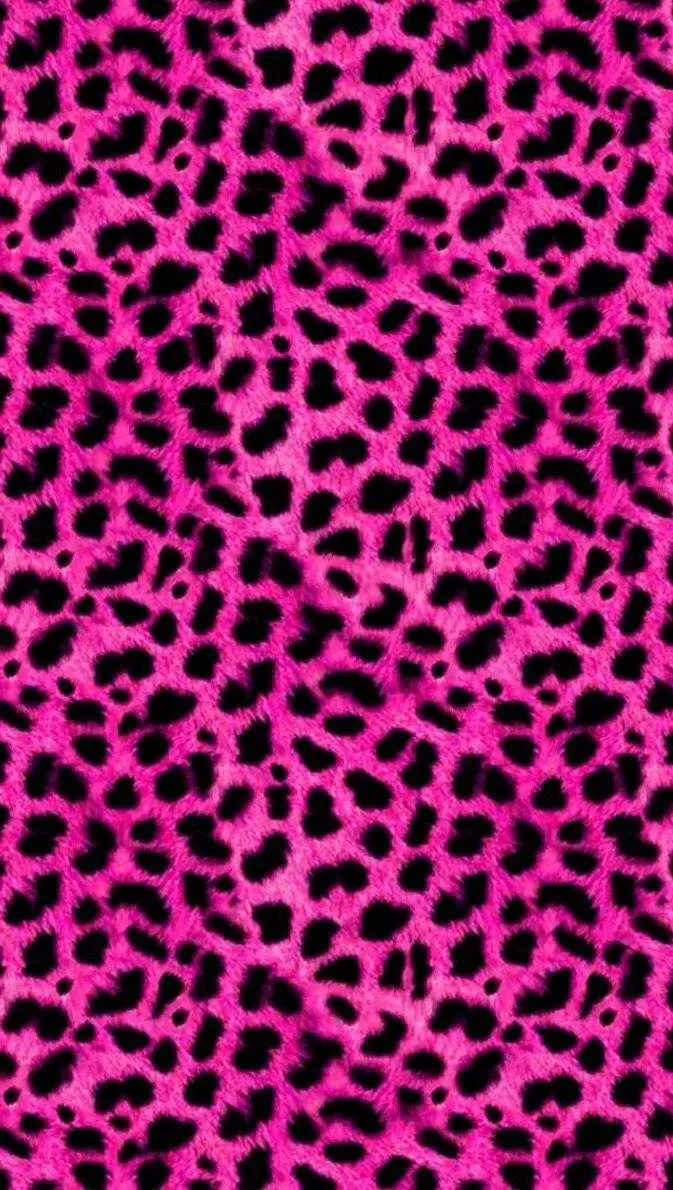 Very beautiful and beautiful wallpaper of a black and pink cheetah