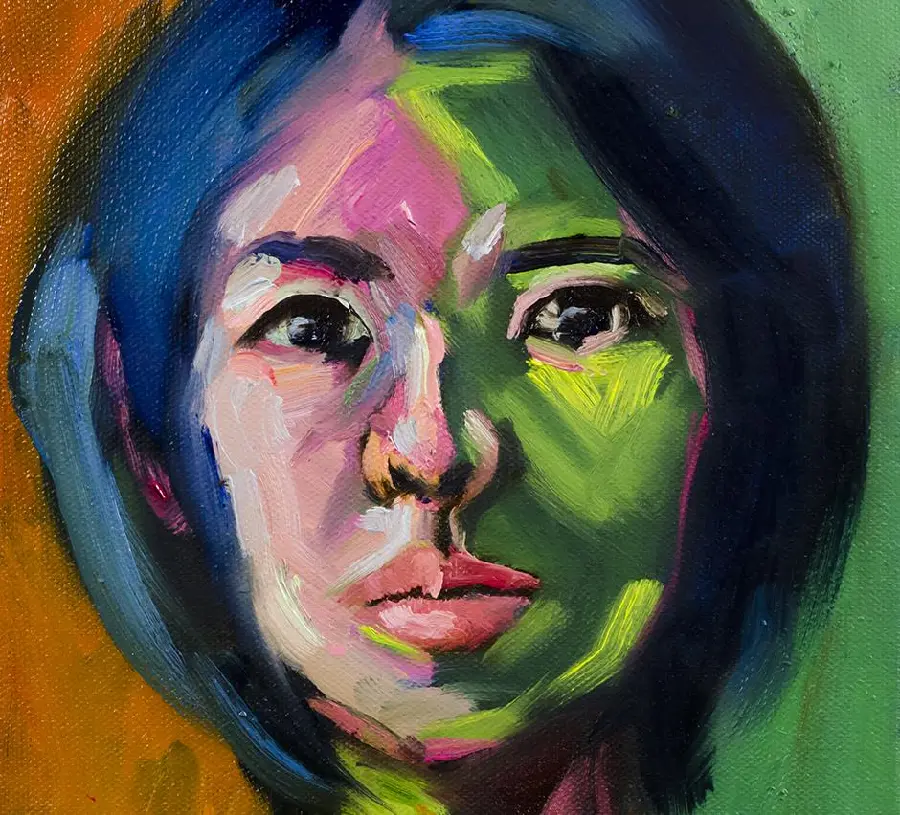High quality Fauvism style portrait painting image