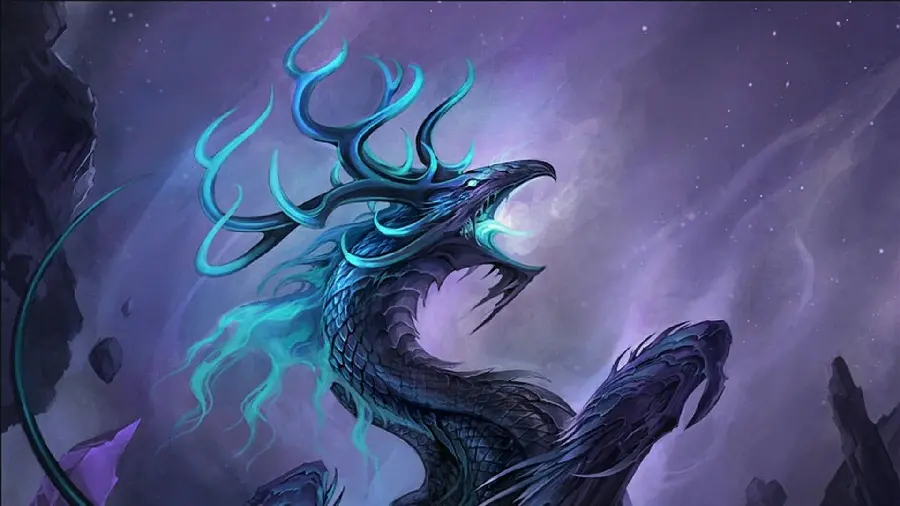 The most beautiful picture of a fantasy and cartoon ice dragon with full HD quality 