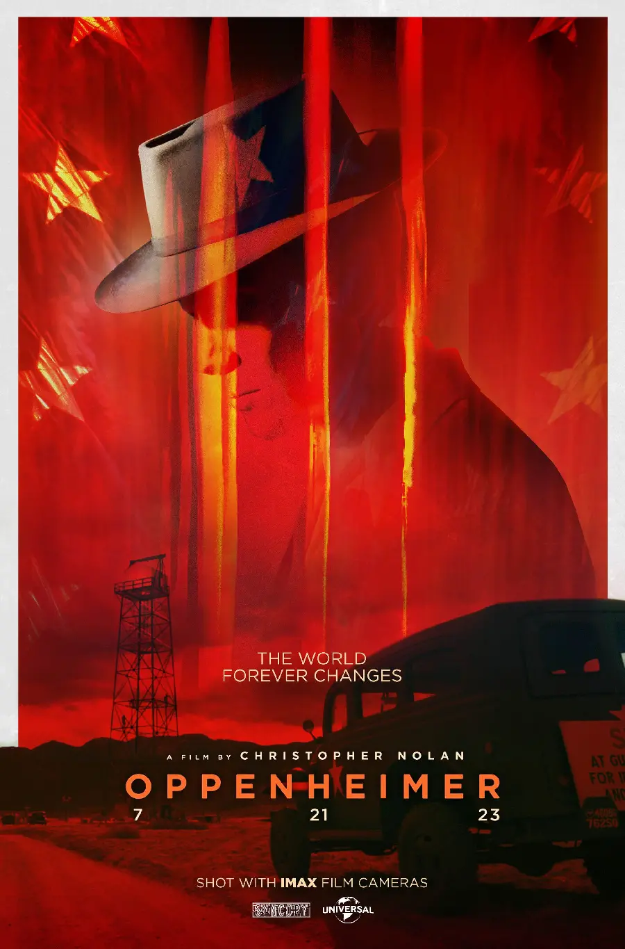 Unique and spectacular photo from the film Oppenheimer with actor Cillian Murphy 
