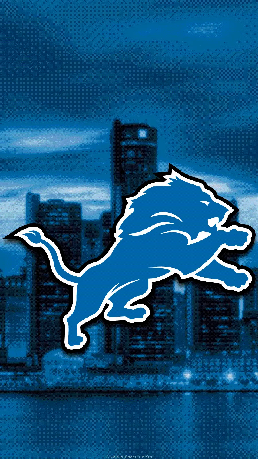 Latest Boyish Photo of Lion Logo with Modern City Background for iPhone Background